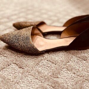 Madewell Size 8 Flats Animal Print